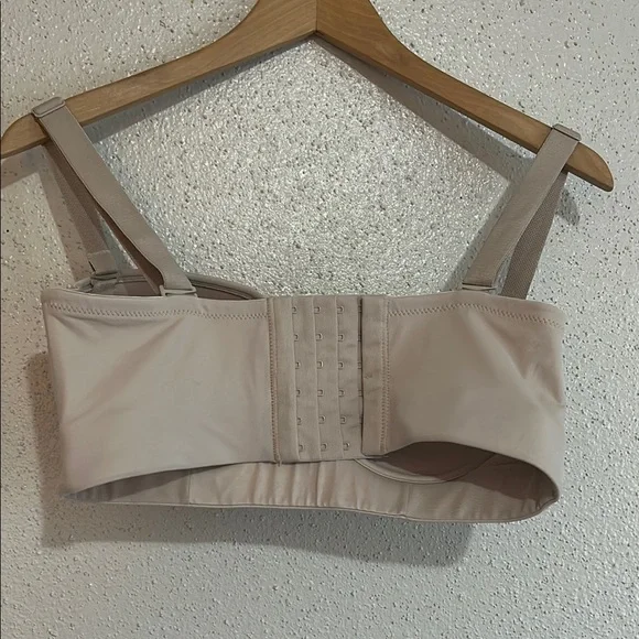 Cream Strapless T-Shirt Bra with Molded Cups - Picture 3 of 11